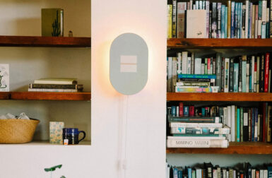 Upton Upcycled Wall Lighting Decks the Halls With a Warm Glow
