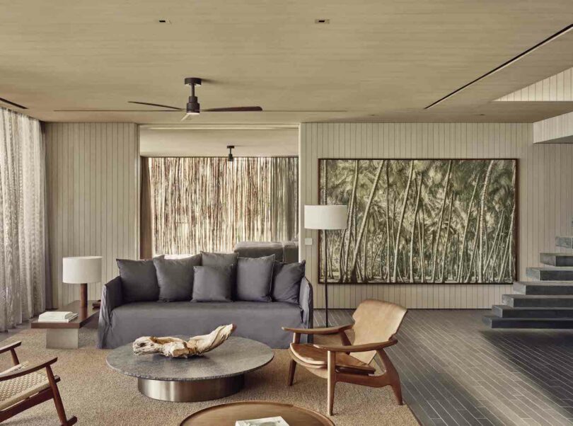 Contemporary Beach Villa at Patina Maldives, featuring minimalist design with a neutral color palette and natural materials