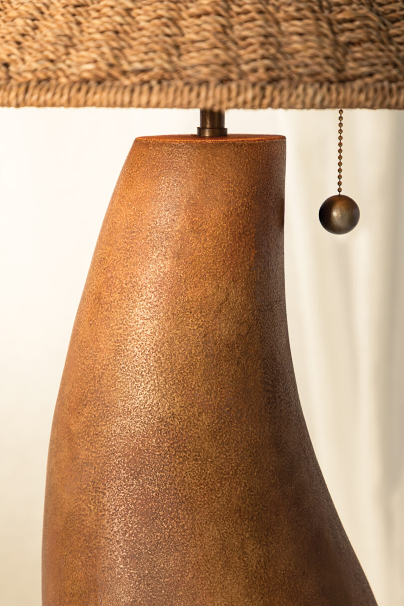 curvaceous brownish array lamp