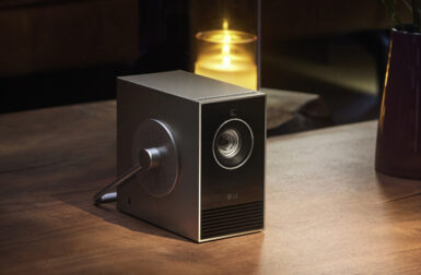 The LG CineBeam Qube Projects the Past With Its Vintage-Inspired Style