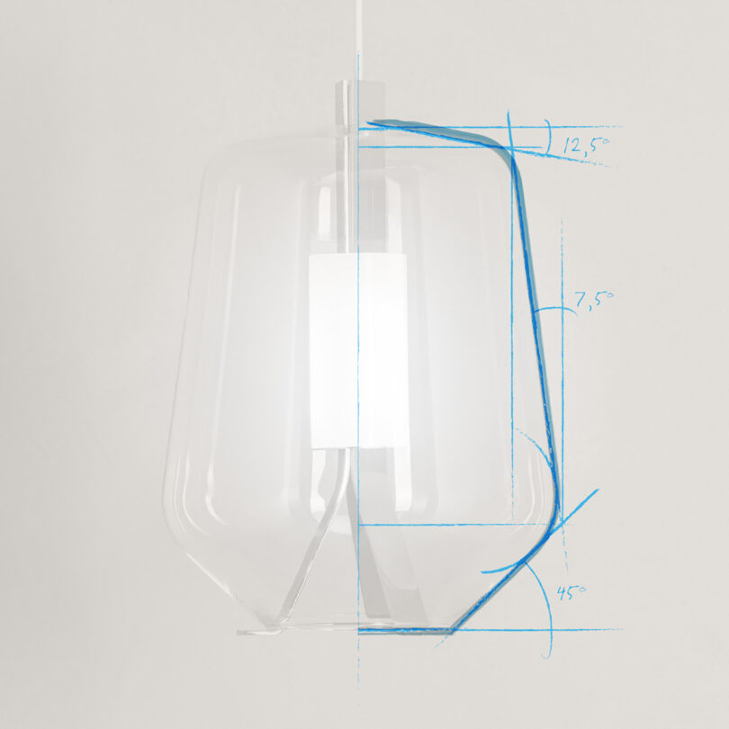 lamp sketch and final design