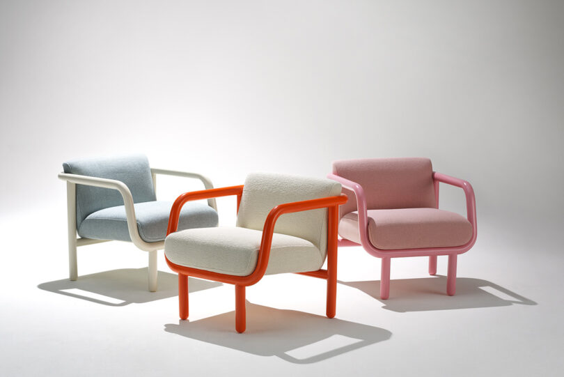 The NaughtOne Percy Lounge Chair Is Totally Tubular
