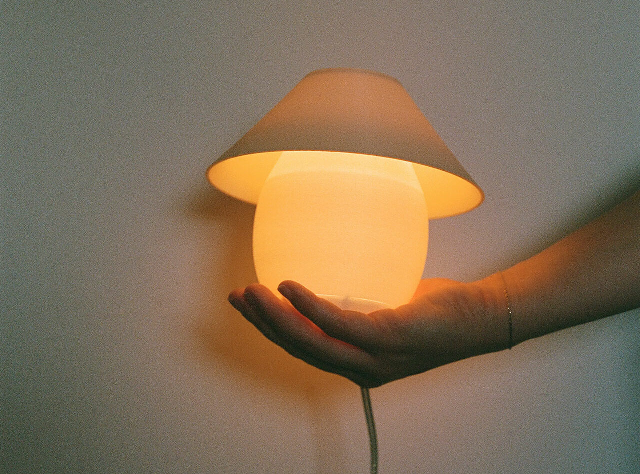 Wooj’s Updated Scoop Lamp Mixes Whimsy With Responsibility