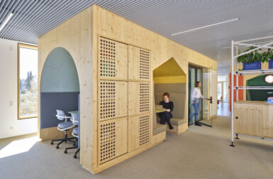 Kinzo Designs a City Within an Office in Munich