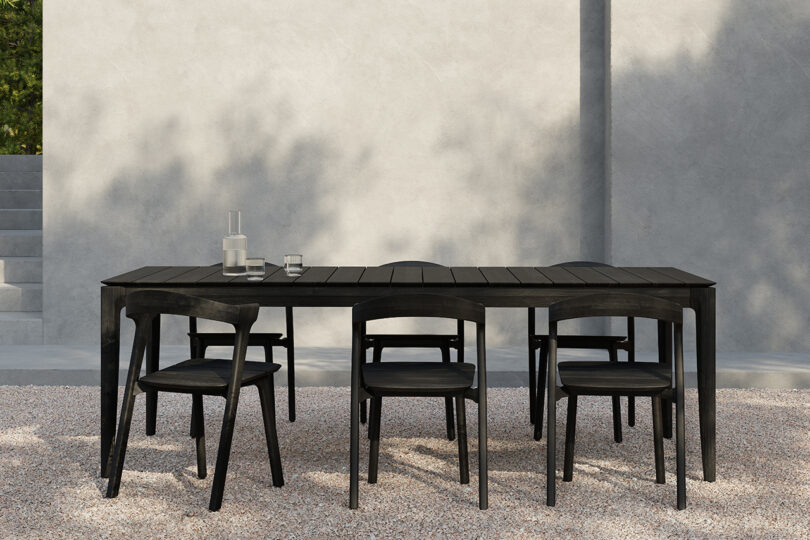 Black Teak Puts a New Spin on Ethnicraft’s Favorite Outdoor Collections