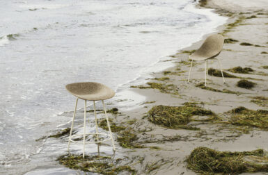 The Plastic Shell Chair Gets Remade With Hemp + Seaweed