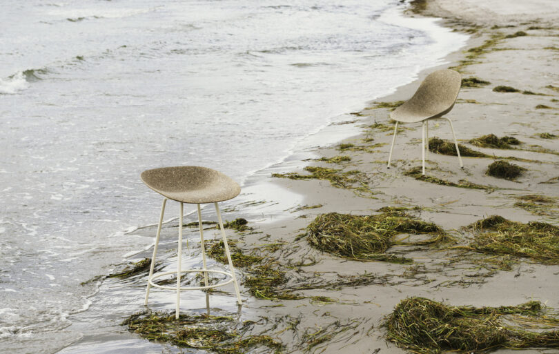 The Plastic Shell Chair Gets Remade With Hemp + Seaweed