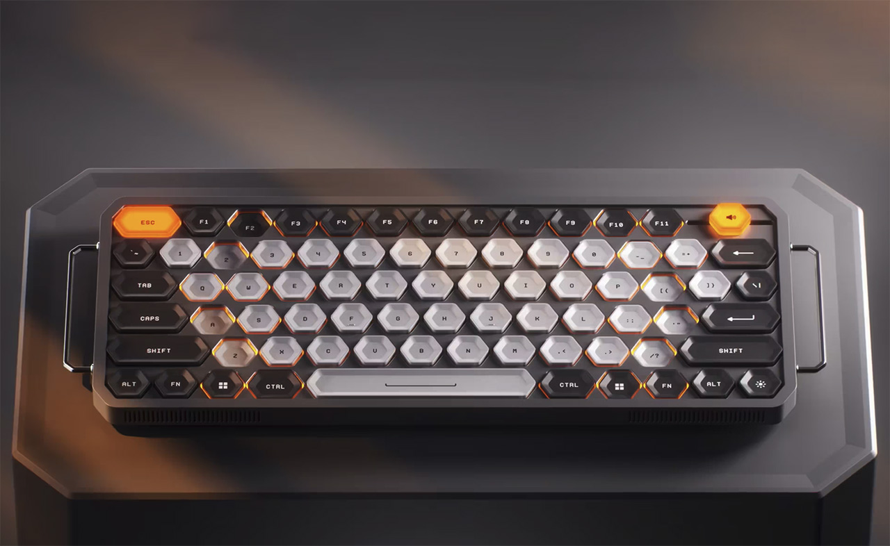 K-Bird Keyboard Concept Applies a New Angle to Tactile Typing