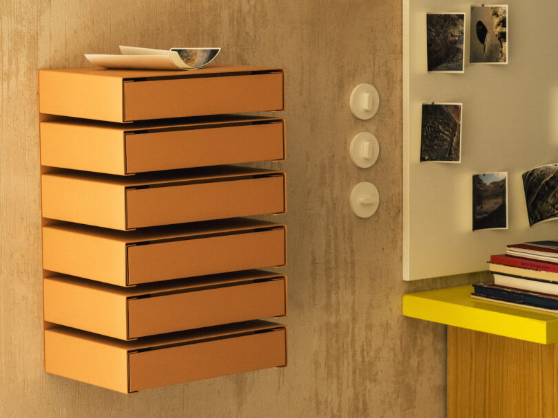 A Storage Box’s Next Evolution Is Wall-Mounted Drawers