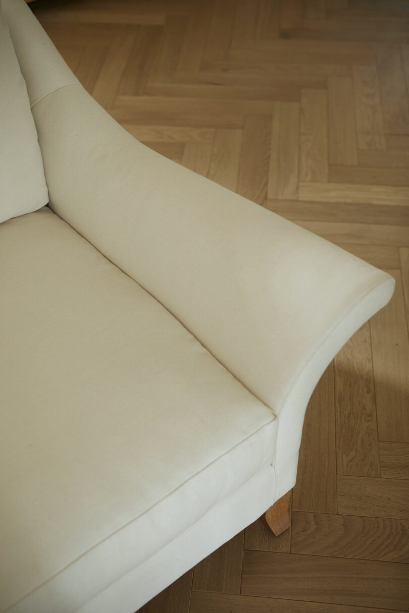 detail of sofa