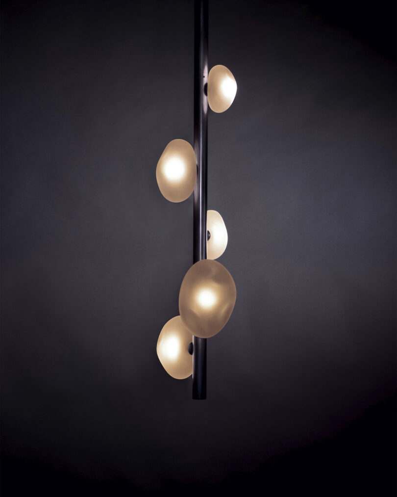 pendant lamp with glass globes