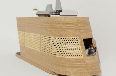 Choo Choo: A Modern Console Designed With Your Cat in Mind