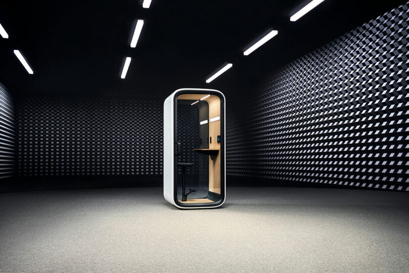 S compact privacy booth.