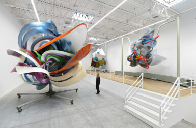 Frank Stella's Psychedelic Sculptures Land in New York