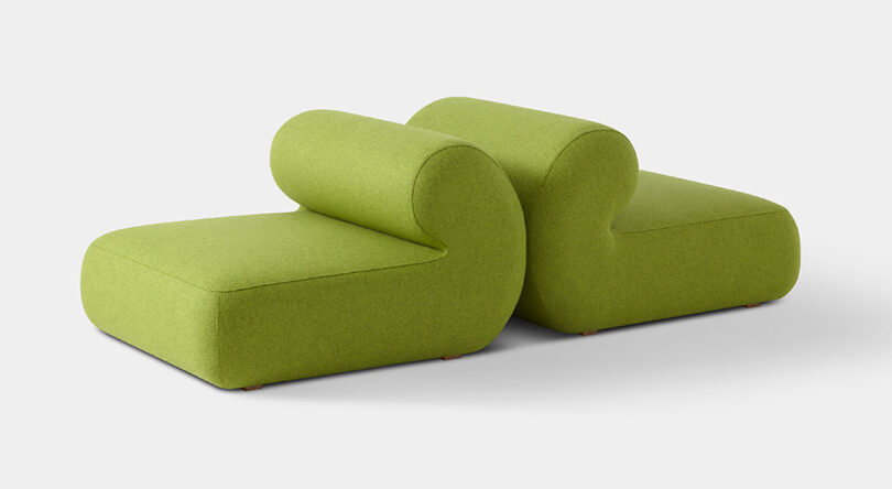 modern lime green sectional sofas
