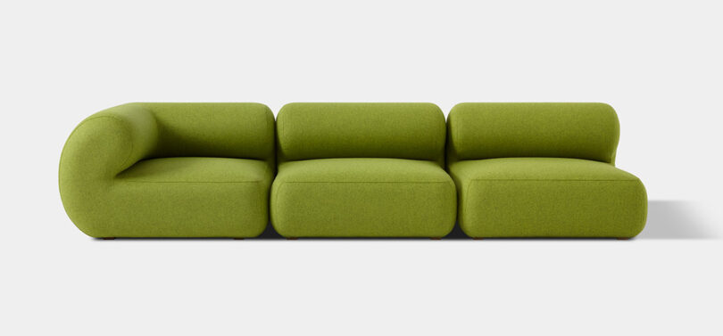 modern lime green sectional sofas