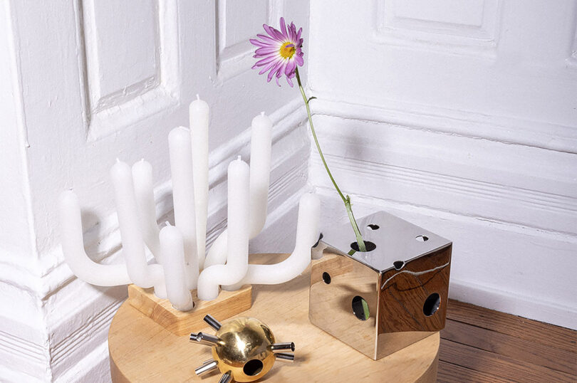 The Bouquet Vase Creates Performative Tension While Holding Your Blooms