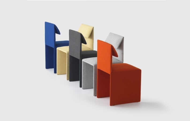 Sacha Chairs together with different colors
