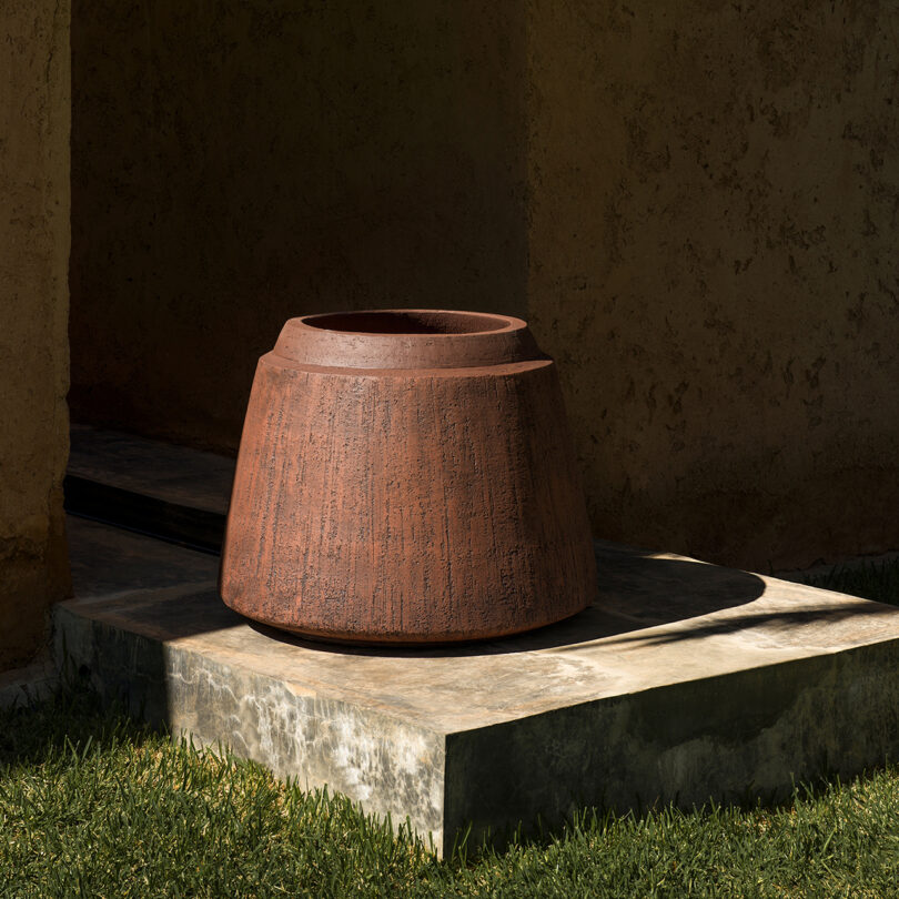 Detail of ceramic pot.