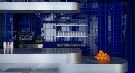Dive Into the Blue With a Bar and Restaurant Awash in Azure