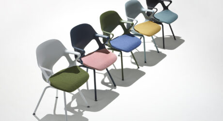 Get Comfortable in the Zeph Side Chair With Its Kinetic Shell