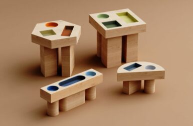 Shapes Become Supports in the Designated Side Table Series