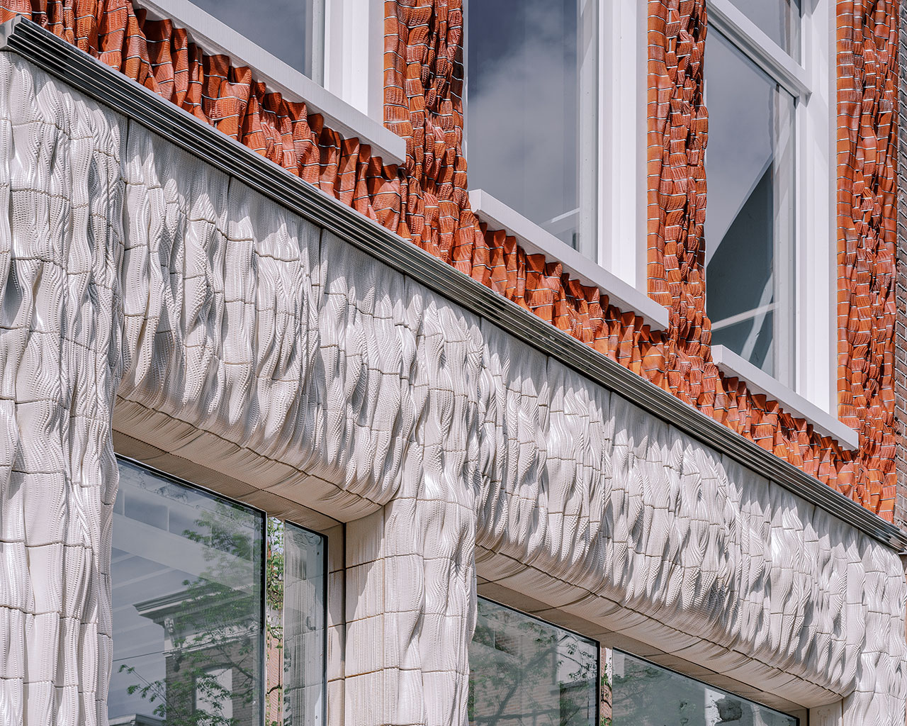 A Historic Building With a 3D-Printed Ceramic Facade in Amsterdam