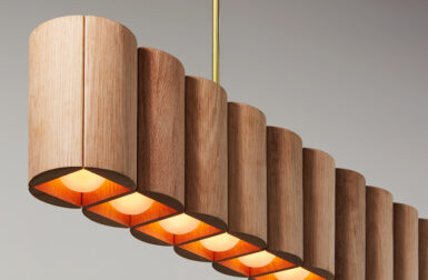 Stickbulb's Pillar Collection Serves Curves With Salvaged Wood