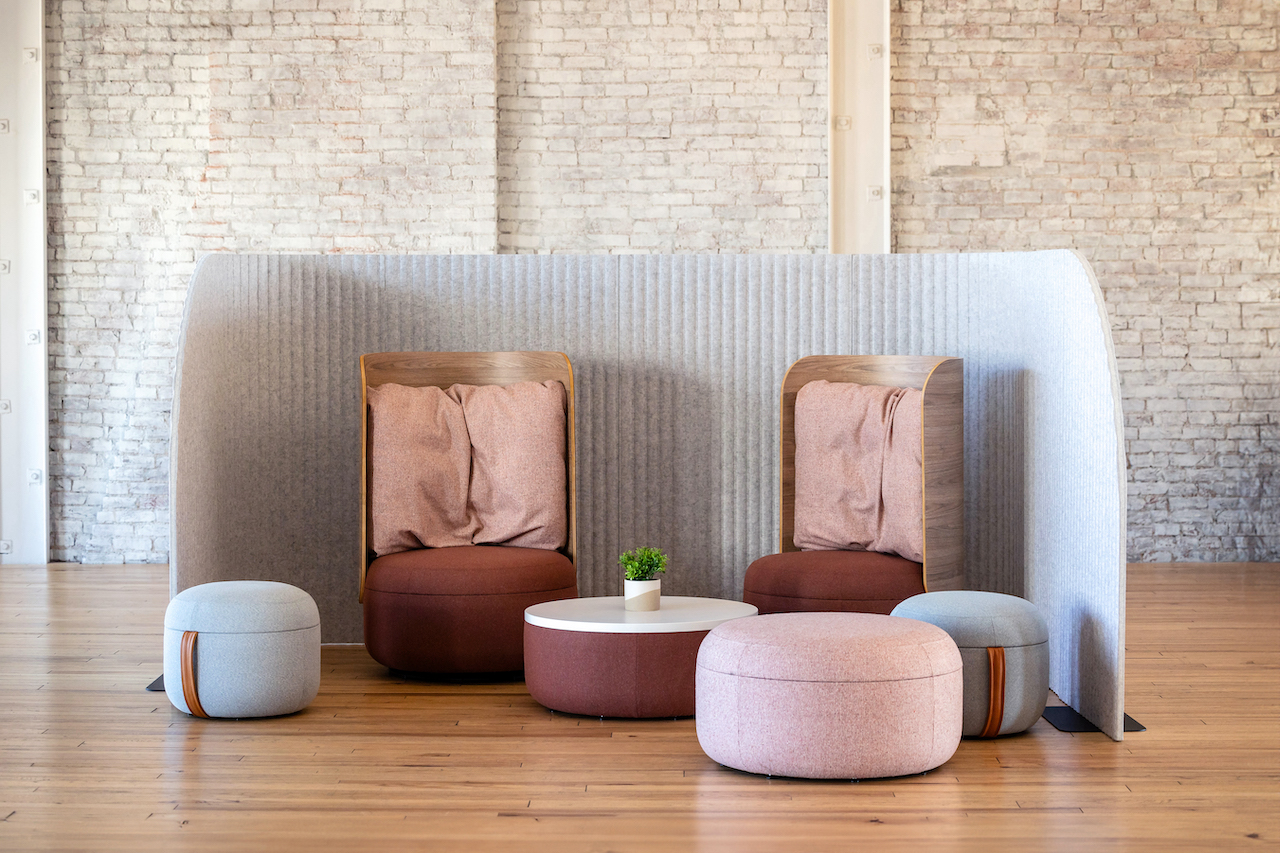 The Dotti Collection’s Soft Curves Round Out Any Lounge Space