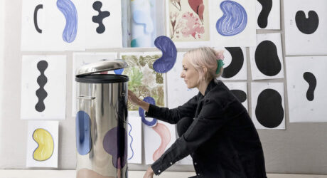 Seaweed-Inspired Magnets Turn the Waste Bin Into a Work of Art