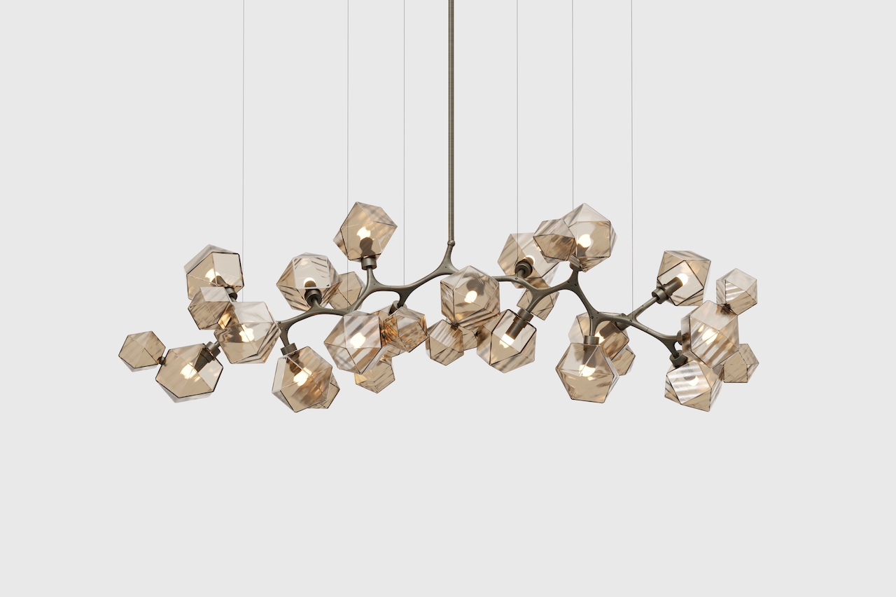 Formations In Nature Inspires Sculptural Clusters of Light