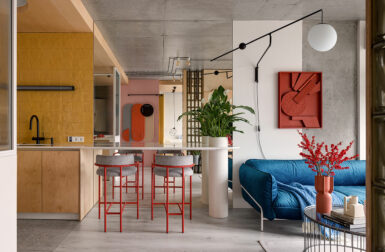 Suprematism Apartment: A Modern Tribute to Ukrainian Avant-Garde