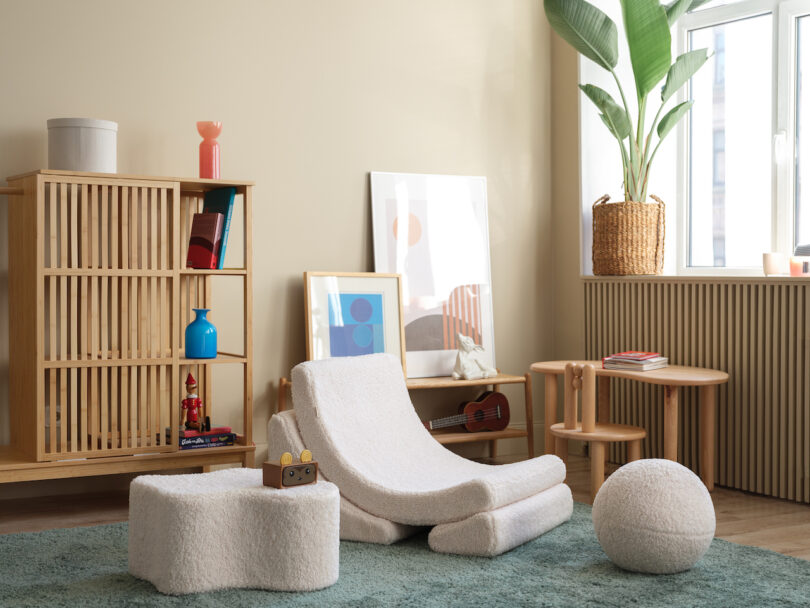 This Crescent-Shaped Chair for Kids Eclipses the Rest of the Room