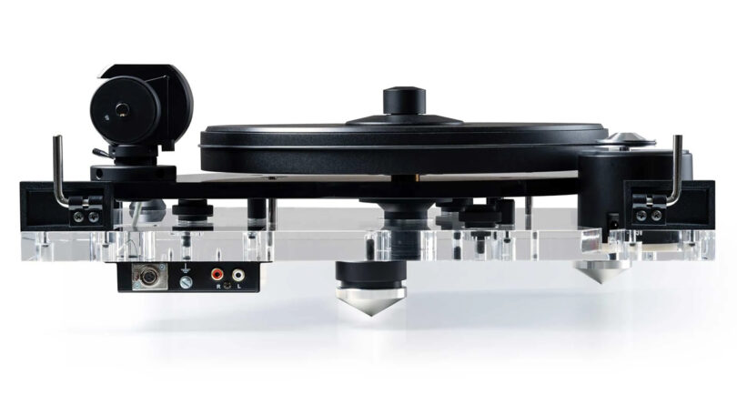 pro ject 6PerspeX side view transparent plinth