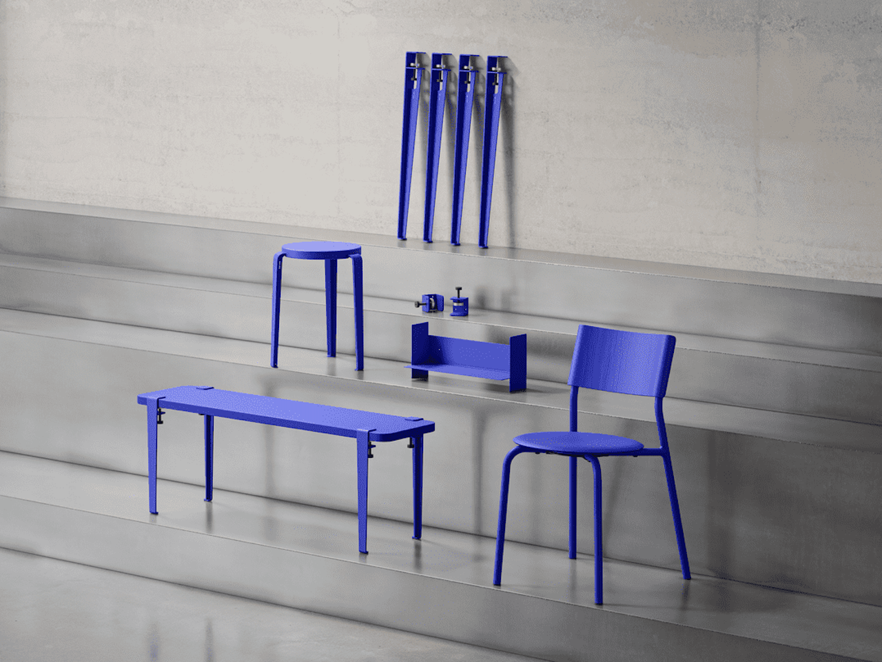 Tiptoe + Yves Klein Archives Unite for a New Klein Blue Series