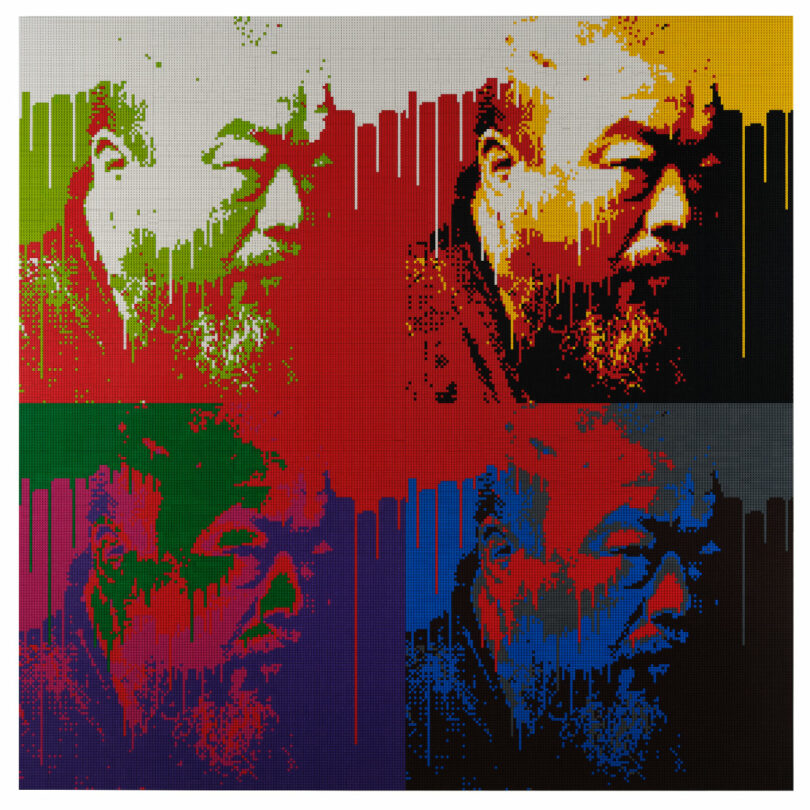 Self-portrait of Ai Weiwei