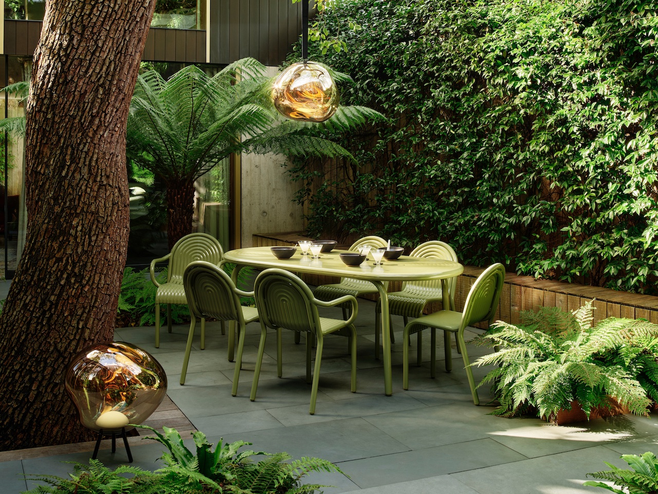 Tom Dixon Gets Into the Groove With a New Collection for Outdoor Living