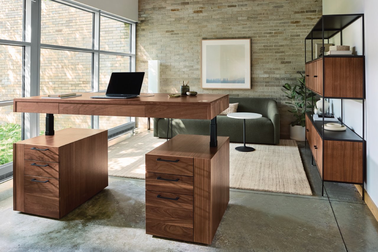 Lincoln Is a New Sit-Stand Desk From Room & Board and Gensler