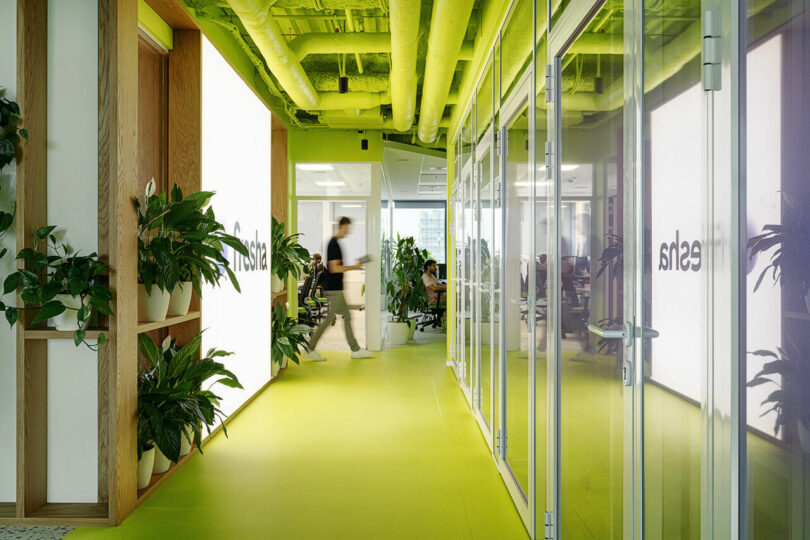 An Open-Plan Office in Warsaw Is a Hub Filled With Vibrant Color