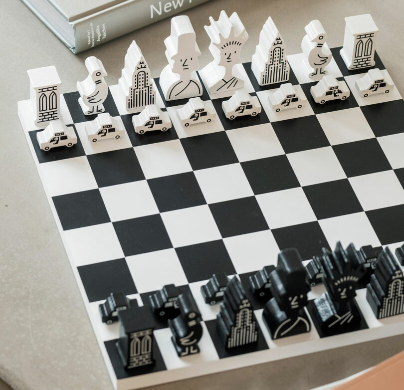 Printworks Introduces Chess Set for New Yorker Centennial