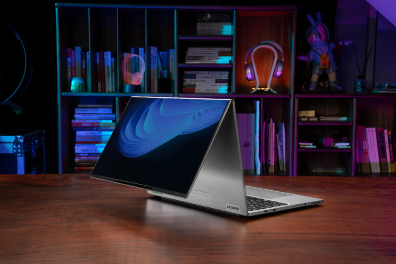 The Lenovo ThinkBook Flip Doubles Your Screen Space When You Need It