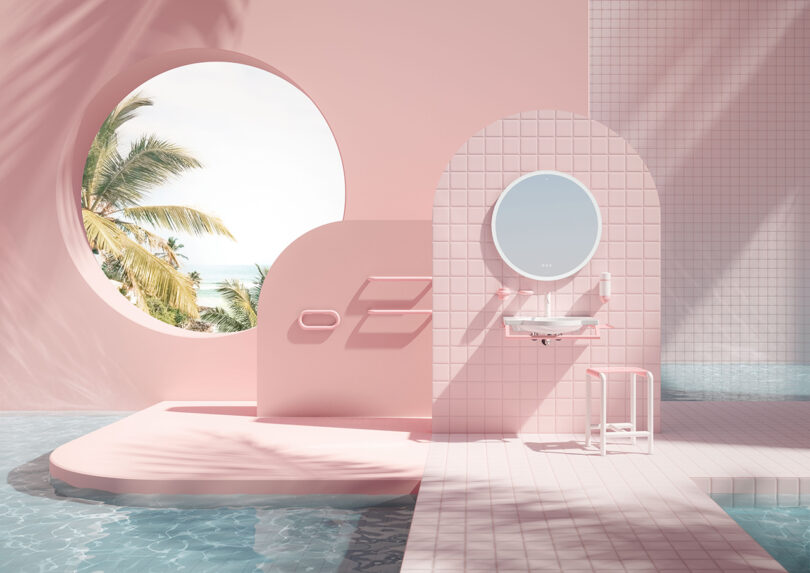 Barbie x HEWI Come Together to Think Pink in New Bath Line