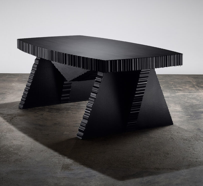 Yuta Takahashi Sculpts Styrofoam Into Statement With the VTNA Table