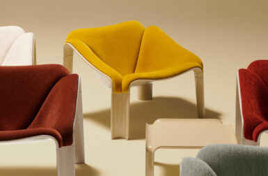 GUBI Brings Back Pierre Paulin’s Futuristic F300 Lounge Chair