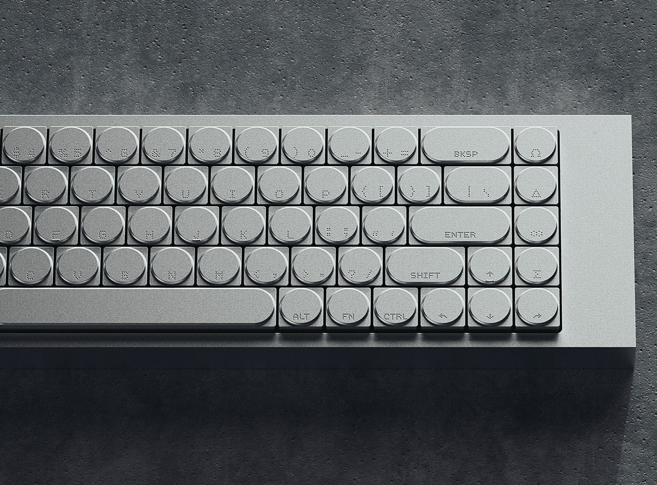 Cleaver Is a Brutalist-Inspired Keyboard Made From a Block of Aluminum