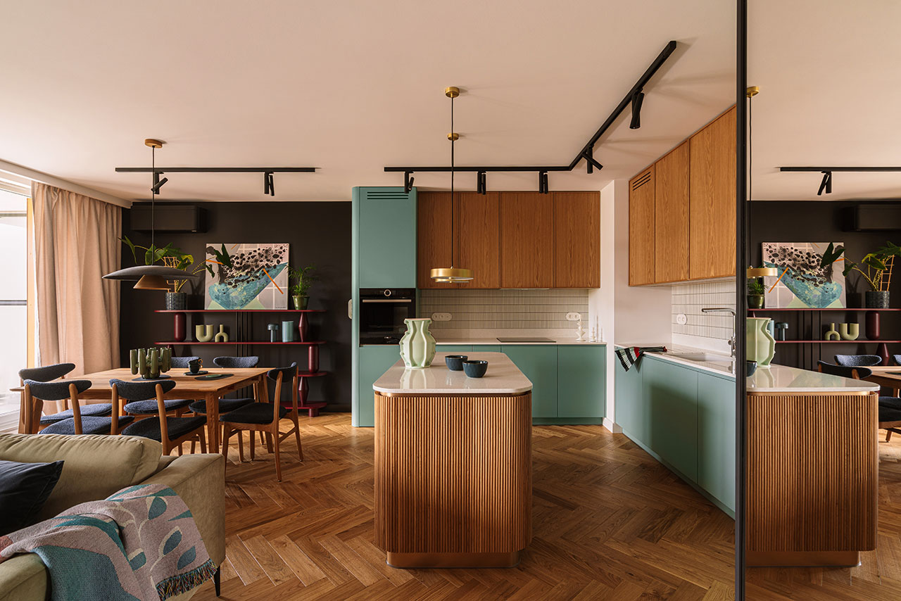 Generate single title from this title Shade Meets Character in This Retro-Impressed Kraków Condo in 70 -100 characters. And it should return solely title i dont need any additional data or introductory textual content with title e.g: ” Here’s a single title:”