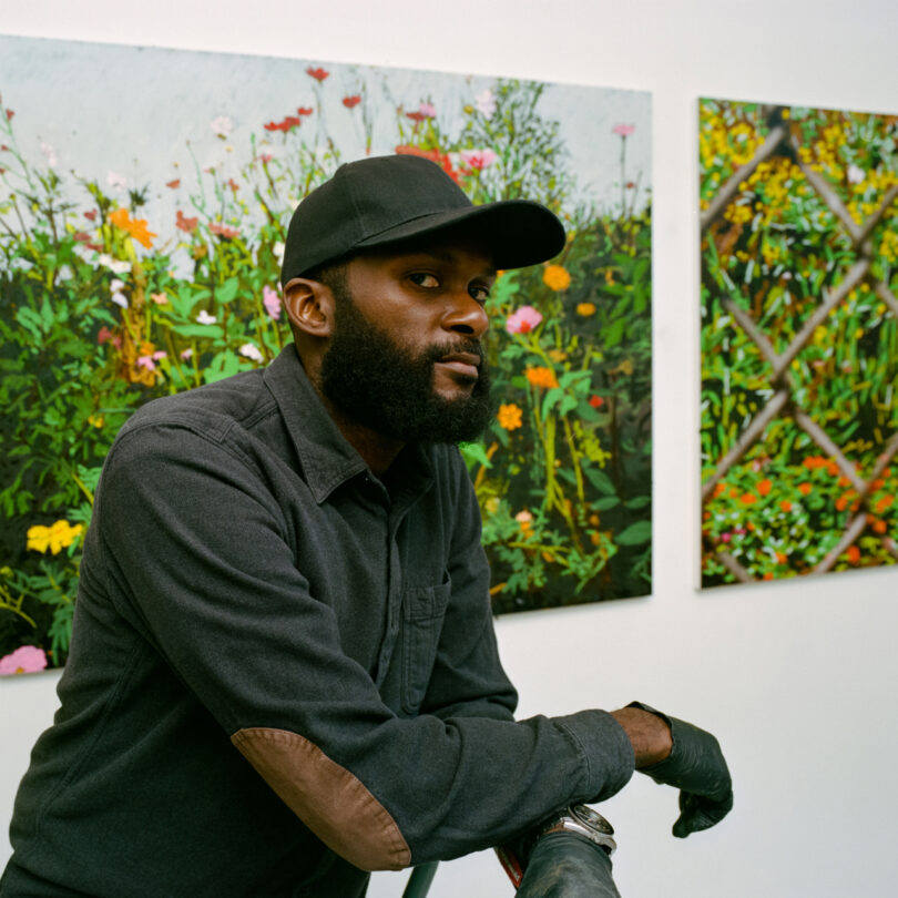 Portrait of artist
