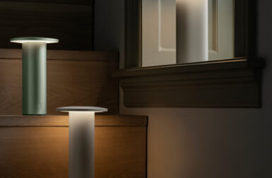 The Solae Lamp by Cecilie Manz for Fritz Hansen Steps Outside