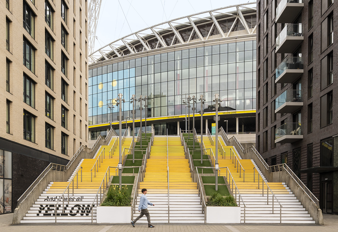 Coldplay and Pantone Present YELLOW 25 at Wembley Park