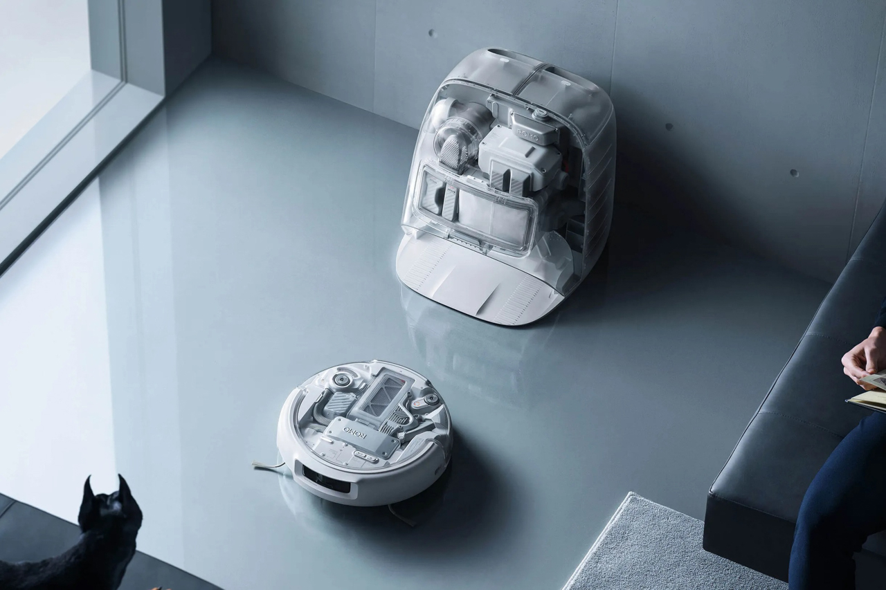 DJI's First Robotic Vacuum Comes With a Transparent Outer Shell